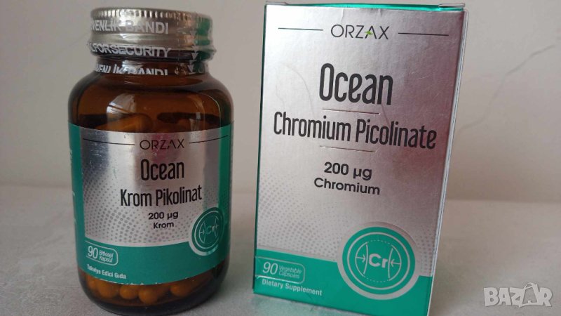 OCEAN Chromium Picolinate Хром пиколинат 200 mg. 90 таблетки , снимка 1