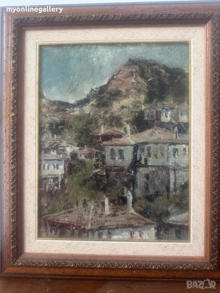 Евгени Томов Мелник масло на платно , снимка 1