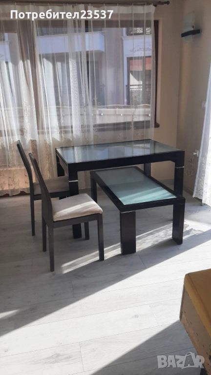 Комплект: 2 маси + 4 стола, снимка 1