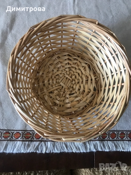 Ратанов панер, подаръчна кошница, снимка 1