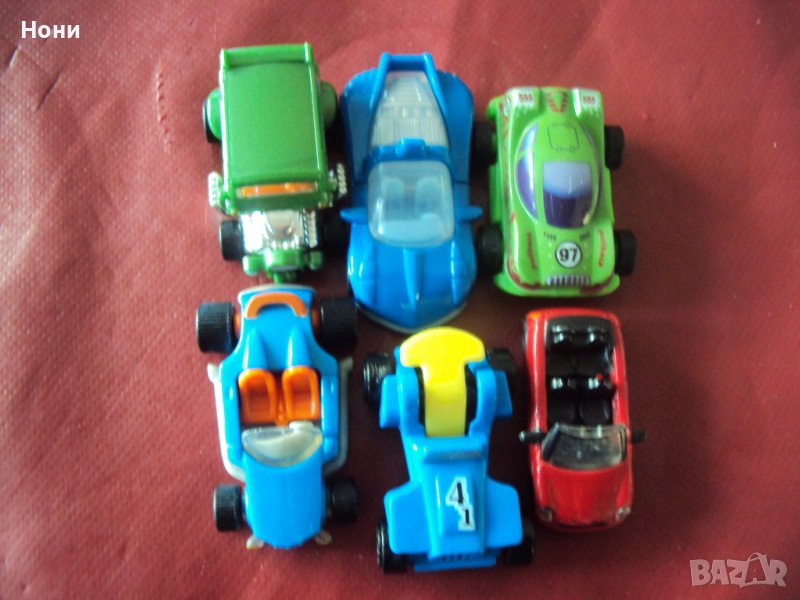 6 броя Детски миниатюрни колички, снимка 1