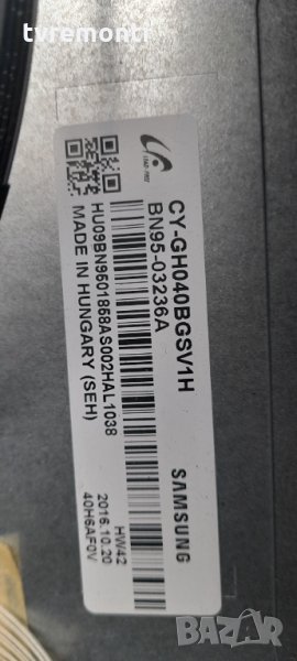 лед диоди от дисплей CY-GH040BGSV1H от телевизор SAMSUNG модел UE40J5150, снимка 1
