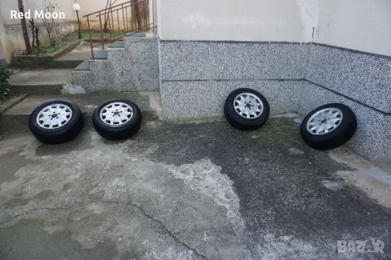 4 Броя Оригинални Алуминиеви Джанти за Mercedes Е класа W210 7Jx15H2 ET37 Made In Germany, снимка 1