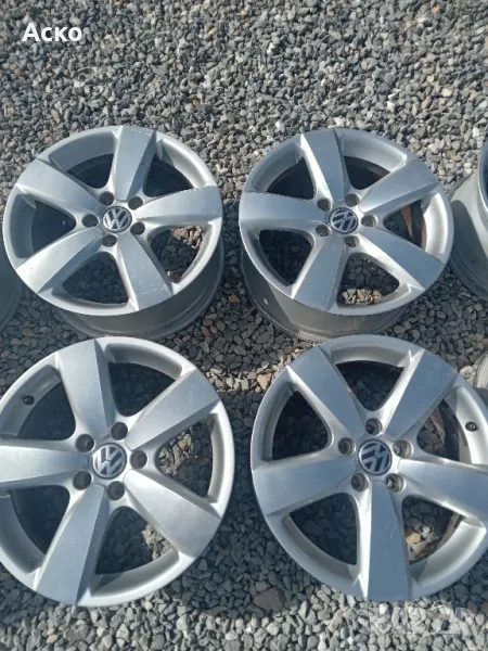 Алуминиеви джанти за volkswagen 17 цола 5x112  7j ET43, снимка 1