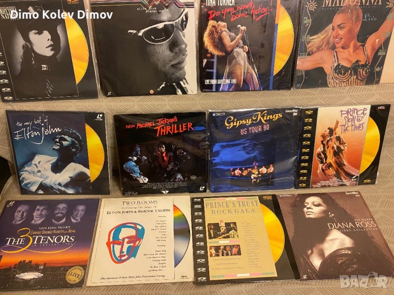 Laserdisc Лазердиск колекция Музика Pop, снимка 1