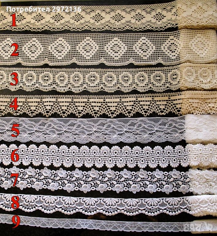 Дантела памучна, снимка 1