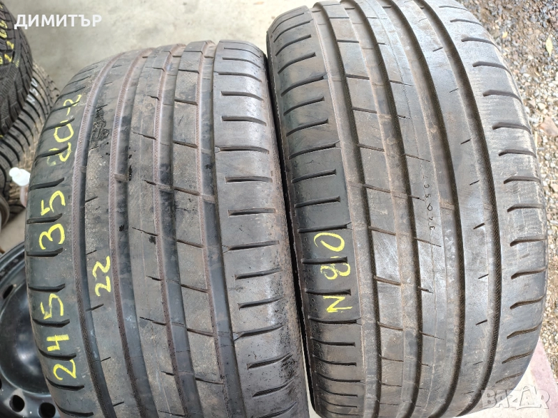 2бр.летни гуми NOKIAN 245 35 20 DOT22 цена за брой, снимка 1