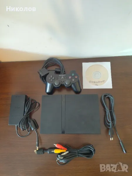 Продавам конзола Playstation 2 Slim (PS2) с чип, снимка 1