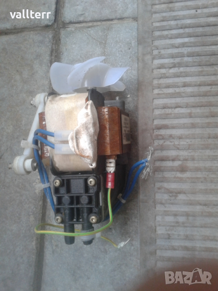 електромотор със перка и компресор, снимка 1