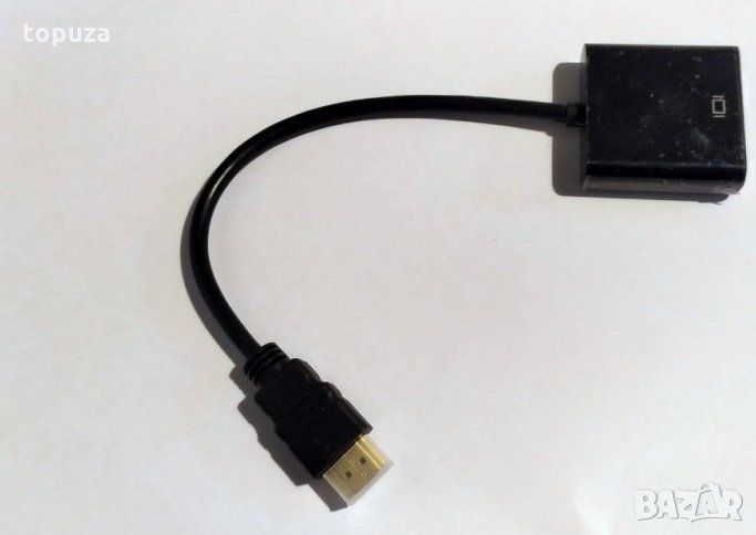 Нов HDMI към VGA адаптер за Xbox PS4 PC Лаптоп TV Box Проектор, снимка 1