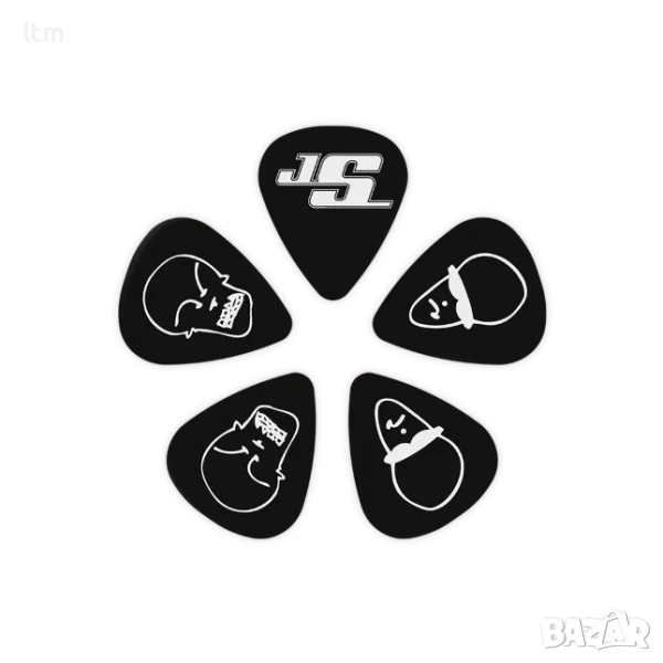 Перца за китара ,модел Joe Satriani,черни или бели., снимка 1