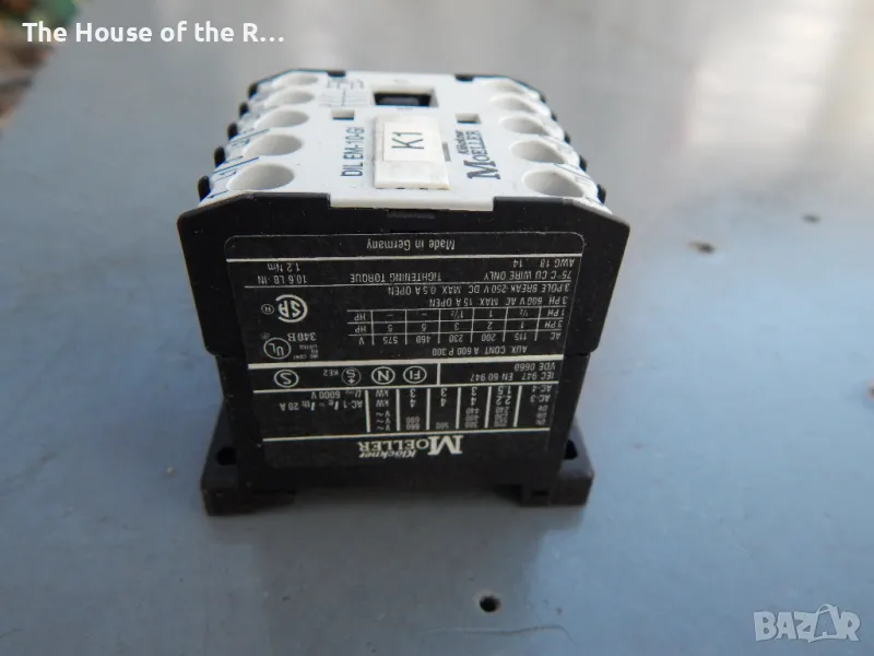 контактори с постояно токова бобина 24 волта , снимка 1