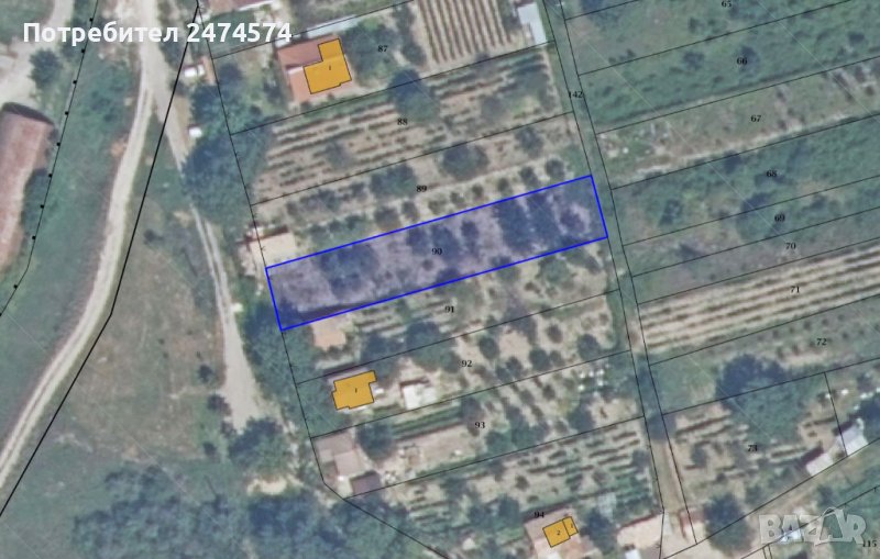 Продавам ПАРЦЕЛ за строеж на къща в гр. Нови пазар , снимка 1