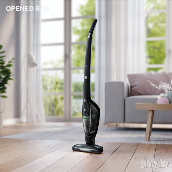 Вертикална прахосмукачка Electrolux EER7GREEN, 27 W, 18 V, Капацитет 0,5 л, LED, Технология BrushRol, снимка 1