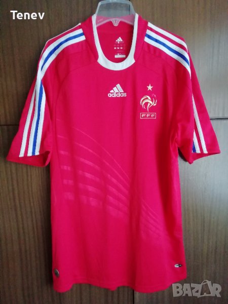 France Adidas оригинална футболна тениска фланелка Франция размер М Away 2008/2009, снимка 1