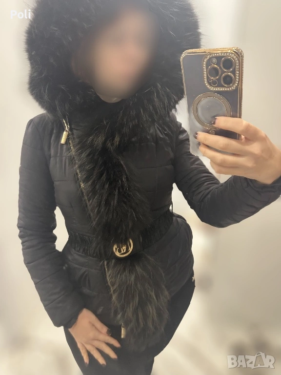 Яке с естествен косъм , снимка 1