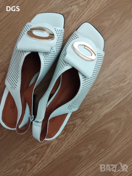Дамски бели сандали  , снимка 1