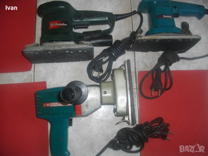 350W/220W/180W-Makita/METABO-Япония/Германия/КНР-Прав Виброшлайф-350-220-180 Вата-Метабо/Макита, снимка 1