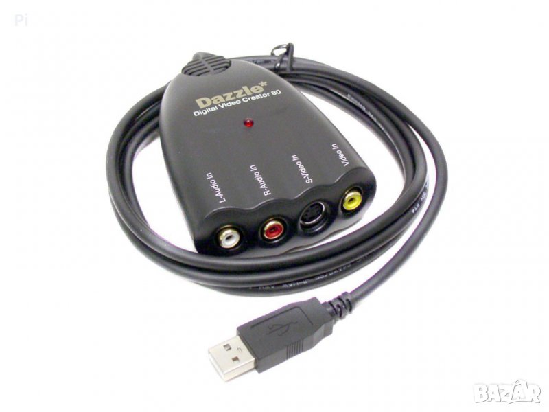 USB Видео capture Dazzle DVC-80 + Диск + Кабели, снимка 1