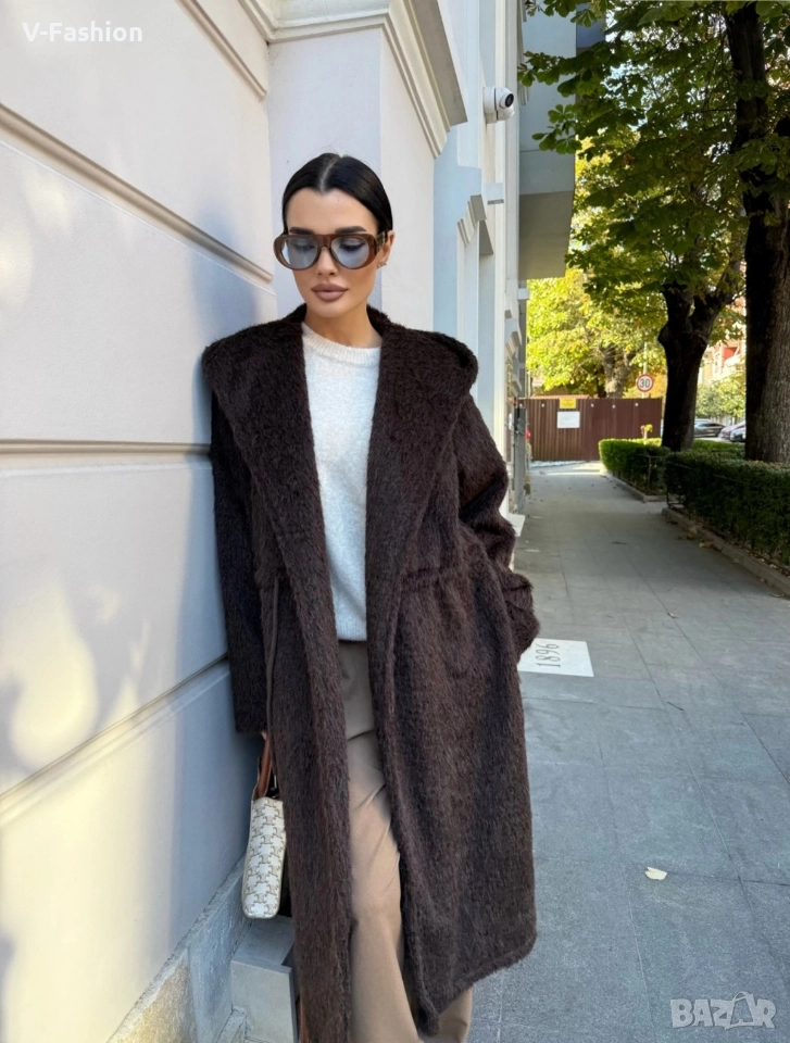 Палто дълго с връзки , снимка 1