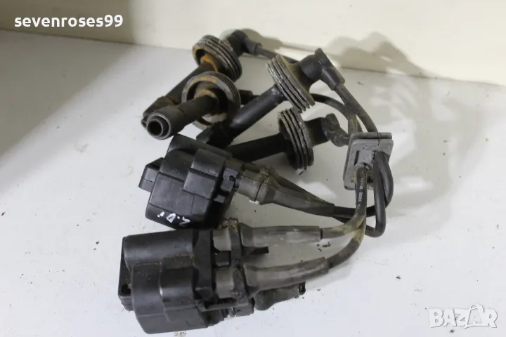 Бобина Рено Лагуна 1 2.0i Renault Laguna 1 2526051A  2526052A комплект с кабелите, снимка 1