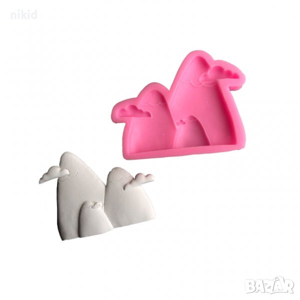 Вулкан хълм планина силиконов молд форма фондан шоколад украса декор, снимка 1