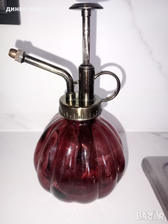 Стъклен пулверизатор за цветя , снимка 1