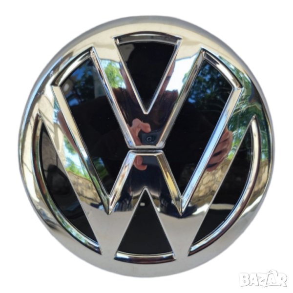 120мм Предна емблема за Фолксваген Поло VW Polo 2014-2020г. OEM 6C0 853 600 - 2, снимка 1