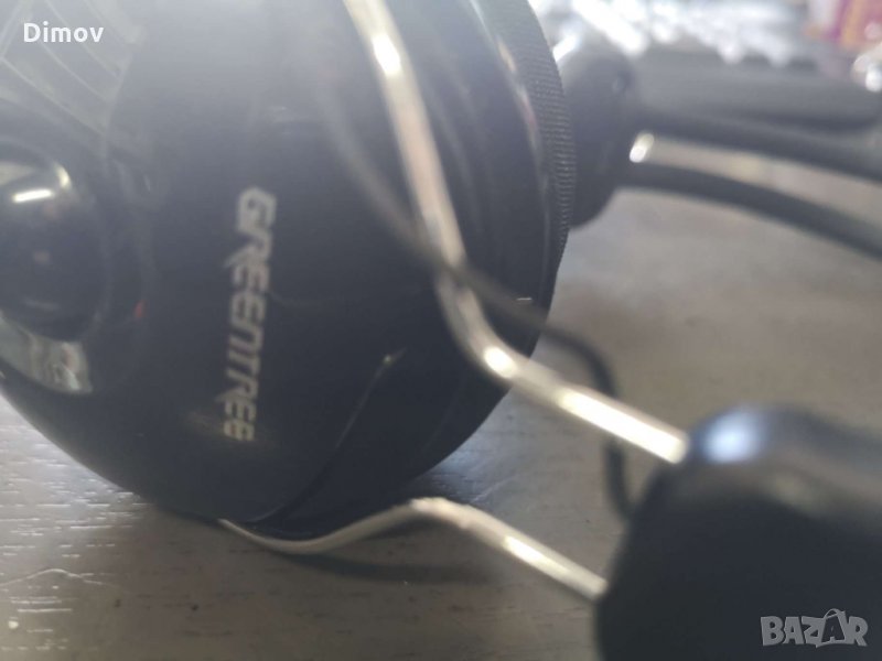 СЛУШАЛКИ GREENTREE  С МИКРОФОН PC ST19 - BLACK, снимка 1