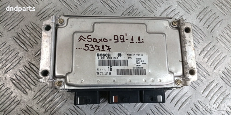 Компютър Citroen Saxo 1.1i 1999г. 0261206246 9637838780	, снимка 1