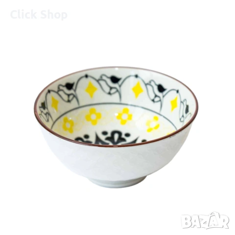 Комплект 4 керамични купички, различни модели, снимка 4 - Сервизи - 53456897