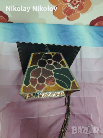 лампа за таван стил "Тифани" , снимка 11 - Настолни лампи - 53480103