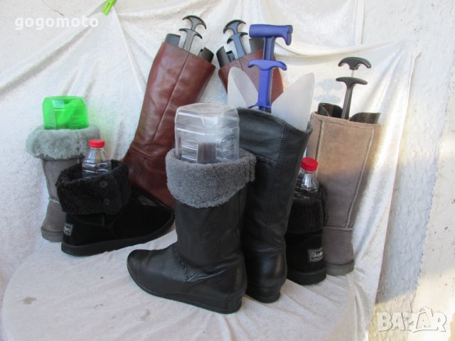 топли боти, ботуши N- 38 - 39, 100% естествена кожа + топла подплата от силиконови фибри, снимка 12 - Дамски ботуши - 35647968