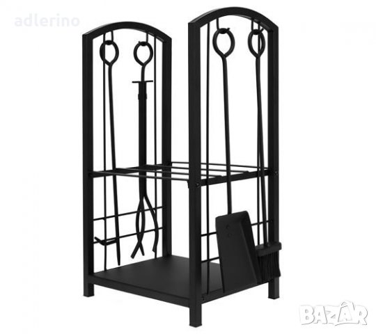 Комплект поставка за дърва с прибори за камина, снимка 3 - Други - 34779633