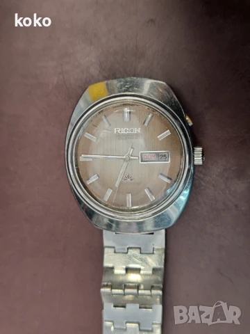 Часовник автоматичен Ricoh автентичен ретро винтидж , снимка 10 - Мъжки - 50513970