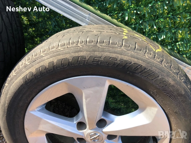 4бр. алуминиеви джанти с гуми от Nissan Qashqai 17 цола., снимка 6 - Гуми и джанти - 52819837