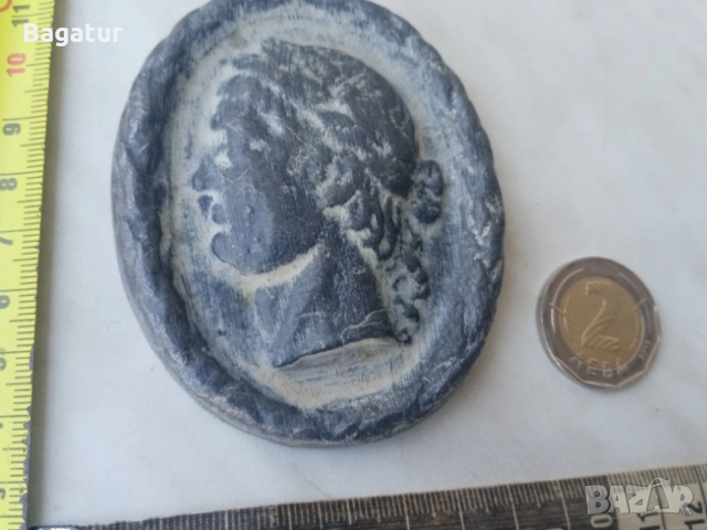 Пано,барелеф,плакет,гема,портрет, масивен, снимка 8 - Антикварни и старинни предмети - 52526784