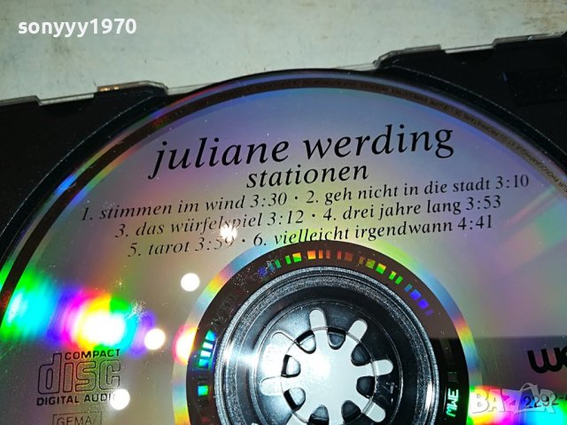 JULIANE WERDING ORIGINAL CD 2603231836, снимка 11 - CD дискове - 40143240