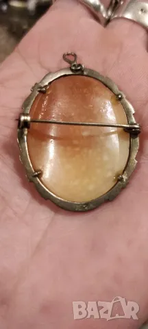 Медальон/брошка камея, снимка 2 - Колиета, медальони, синджири - 49013568