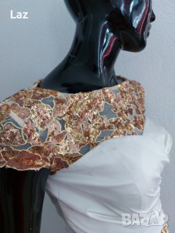 официална рокля за подписване или кръщене с пайети, снимка 4 - Рокли - 36954785