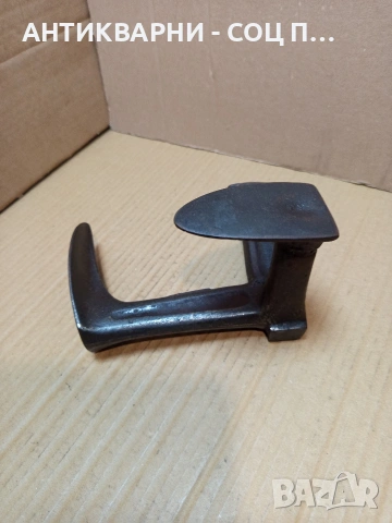 Соц Стара Обущарска Наковалня 2.200кг. НОМЕР 718., снимка 2 - Антикварни и старинни предмети - 53513641