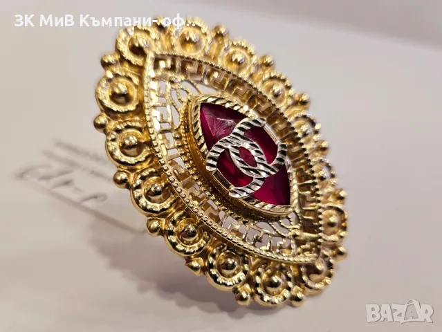 Златен пръстен 7гр 04523-24/3, снимка 2 - Пръстени - 48630860