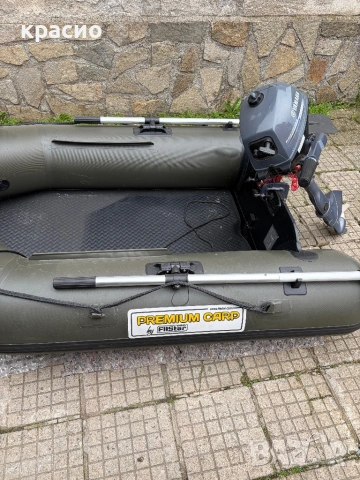 Лодка с мотор Ямаха 2,5, снимка 2 - Екипировка - 53400216