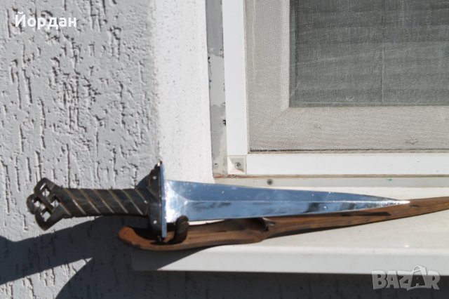 Стара кама с дръжка от биволски рог, снимка 16 - Антикварни и старинни предмети - 38300308