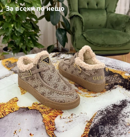 Guess Дамски Меки И Топли Зимни Маратонки👟Дамски Спортни Обувки Гес - Различни Цветове Код E1133, снимка 6 - Маратонки - 52658352