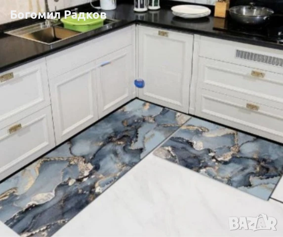Комплект водоустойчиви противоплъзгащи постелки за кухня, различни цветове, снимка 11 - Аксесоари за кухня - 44060182