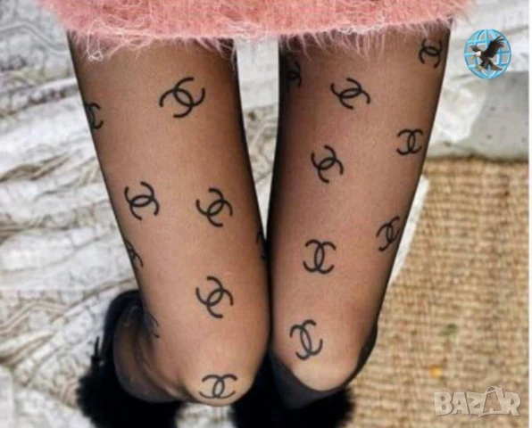 2 бр. чорапогащници chanel louis vuitton balenciaga fendi
