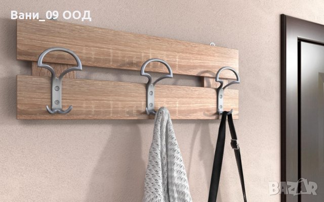 Стенна закачалка за якета и палта, снимка 2 - Закачалки - 37359502