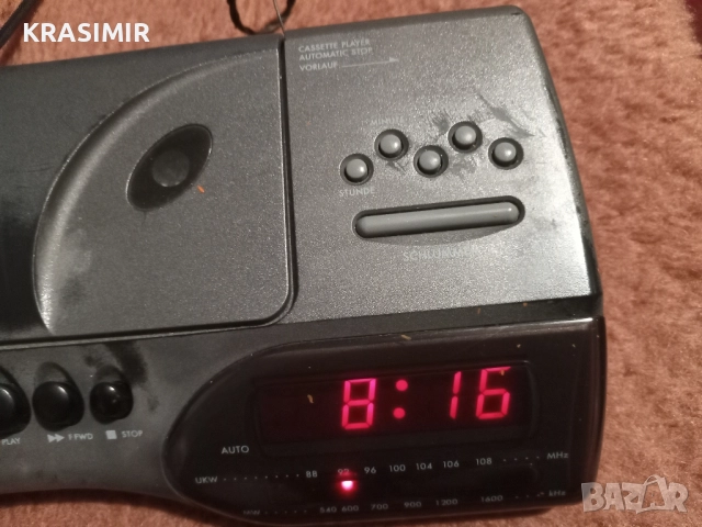 РадиоКасетофонЧасовникАларма Universum Digital. , снимка 7 - Радиокасетофони, транзистори - 52162474