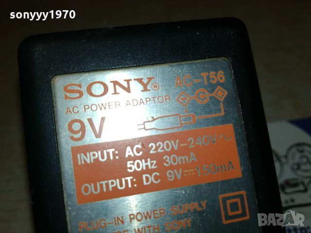 SONY AC-T56 9V ADAPTER 0412211946, снимка 3 - Други - 35029989